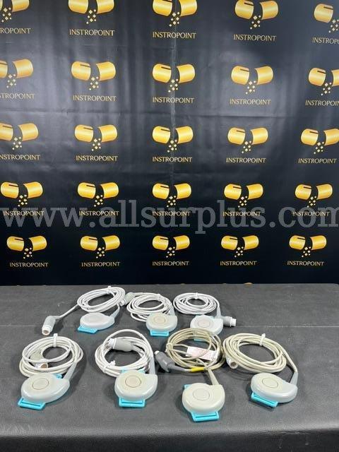Lot of 8 GE Corometrics Nautilus US Fetal Ultrasound Transducer (AS169)