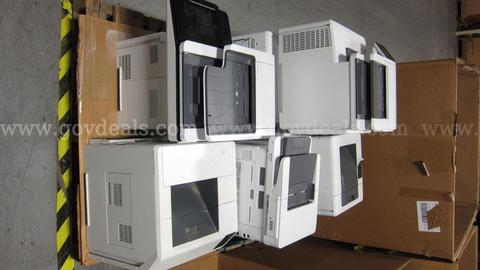 Wholesale Lot of 8 Tested Mixed Model HP LaserJet Printers