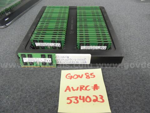 LAPTOP MEMORY:    (65) 16 GB 2RX8 PC4 2400T