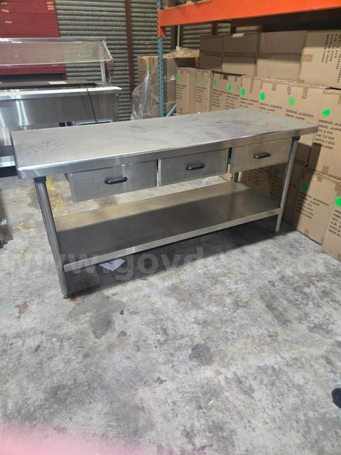 Stainless Steel Prep Table