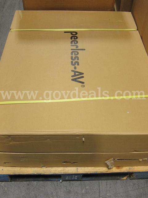 Lot of 2 New Peerless AV SR560M Flat Panel Floor Cart