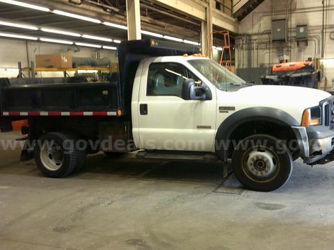 2007 FORD F550 4WD DUMP TRUCK