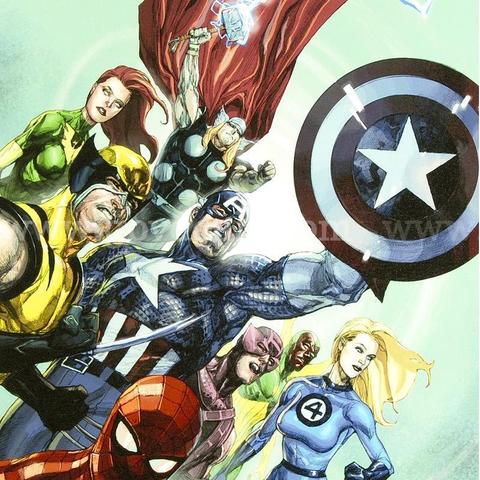 Marvel Comics, "Secret Invasion #1" Limited Edition Fine Art
