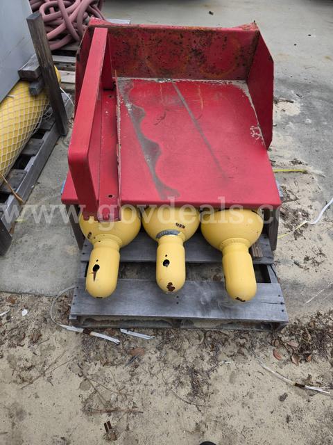 Lot of 3 HCD 4500 Cylinders w/Holder