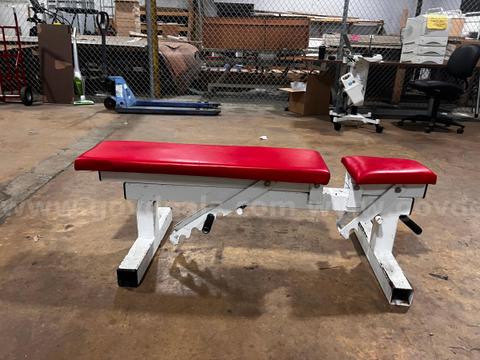 Red Adjustable Workout Bench
