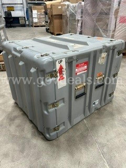 Lot of (2) Pelican DE2421 Shipping Cases with Caster Wheels