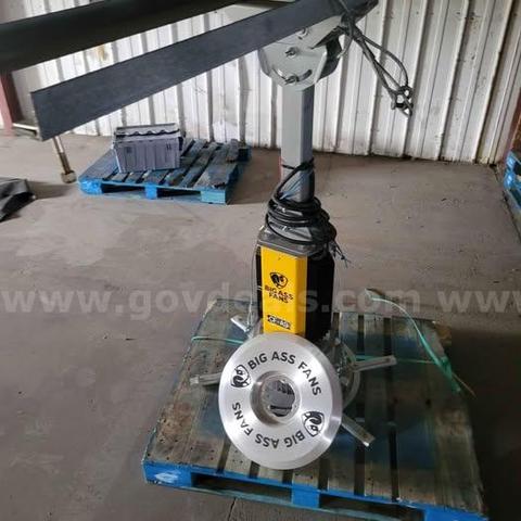 (Qty - 1) 24β Big Ass Fans Powerfoil D HVLS Industrial Ceiling Fan β 3 Phase