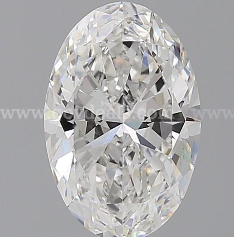 3.49 Carat Oval Lab Diamond IGI Certified