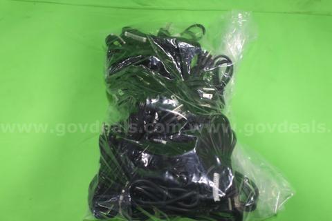 LOT OF (150) DELL POWER ADAPTERS MODEL: 65W N24 PLUG- TESTED!