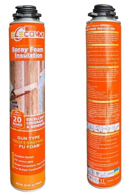 Elecoman Spray Foam Insulation - 50 Cans