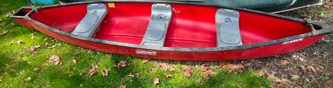 15ft Red Coleman Canoe
