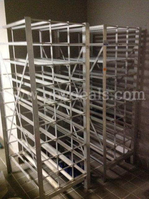 2ea Aluminum Large can storage unit