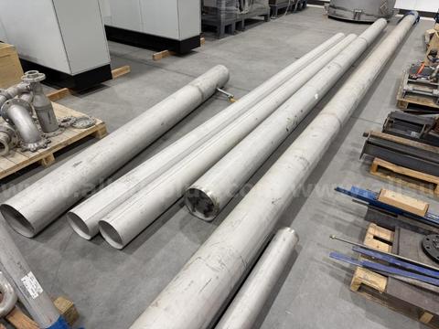 Pipe, 304/304L Stainless Steel Line Pipe, 8in to 10in Dia, Sch10S, 10ft to DRL, Qty 5 Jts