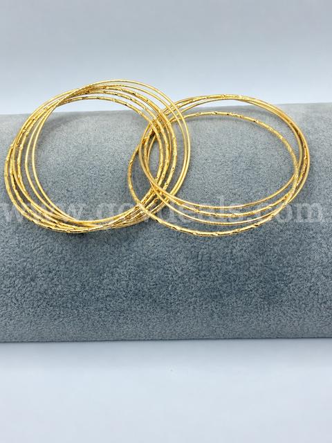 9 bangles in 1, 3β Diameter, Real 24k Real Gold Filled