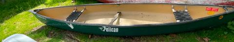 14.5ft green canoe, Pell