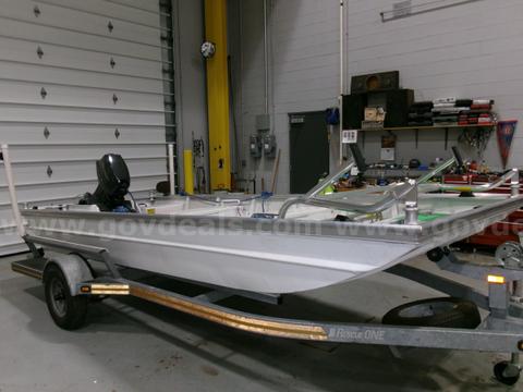 2007 RESCUE ONE CONNECTOR BOAT AND 2007 MFI TRAILER