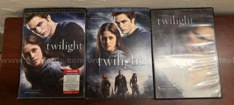 Set of 3, Twilight, DVDs, Used, Good Condition