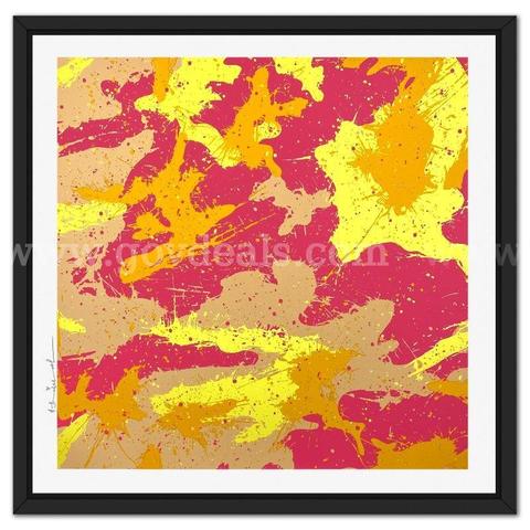 Mr. Brainwash, "Camo Splash E" Limited Edition Fine Art