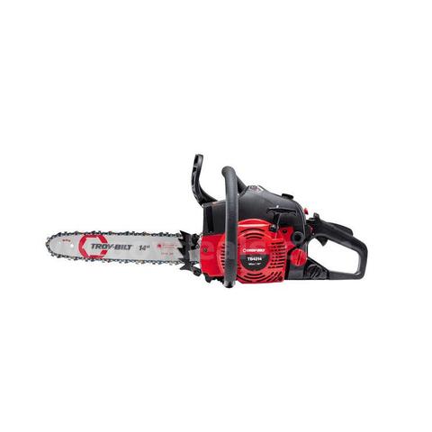 Troy-Bilt 41AY4214766 42cc 14 in. Low Kickback 2-Cycle Gas Chainsaw - TB4214 We Will Ship !!