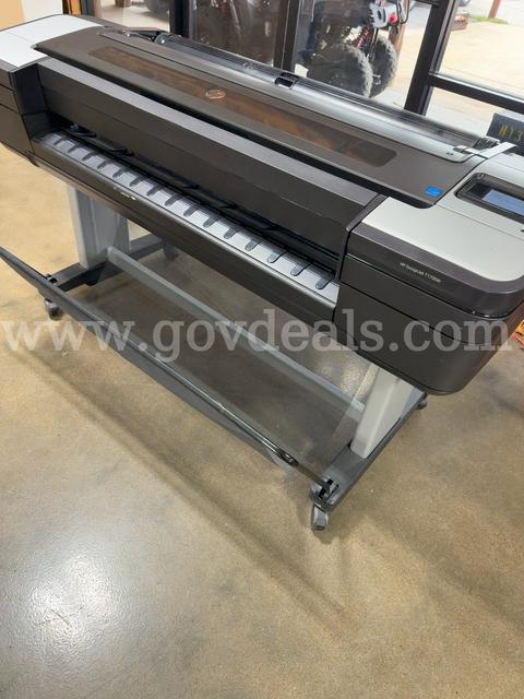 HP DesignJet T1700dr 44” Dual Roll Large Format Printer/Plotter W6B56A – Powers On