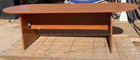 Large Conference Table β Office Meeting Table & rolling office chairs