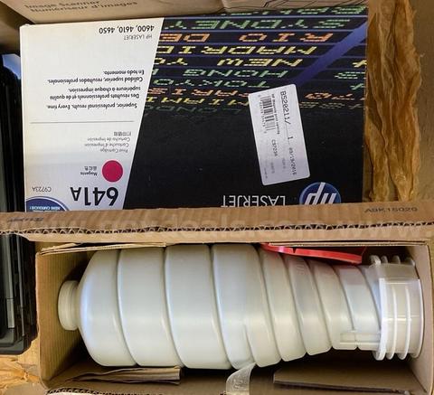 Bulk Lot of Mixed Office Desk Organizers & File Supplies β Whiteboards, Toner/Ink Cartridges