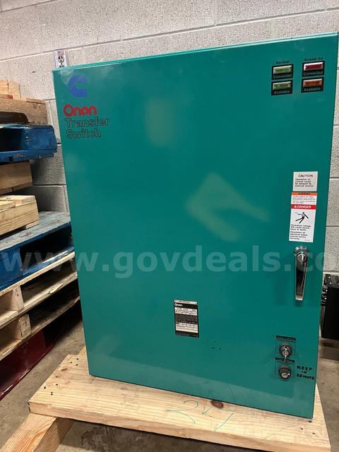 Used Transfer Switch/Generator electrical panel
