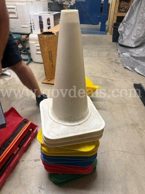 Colored Cones and Safety Triangles