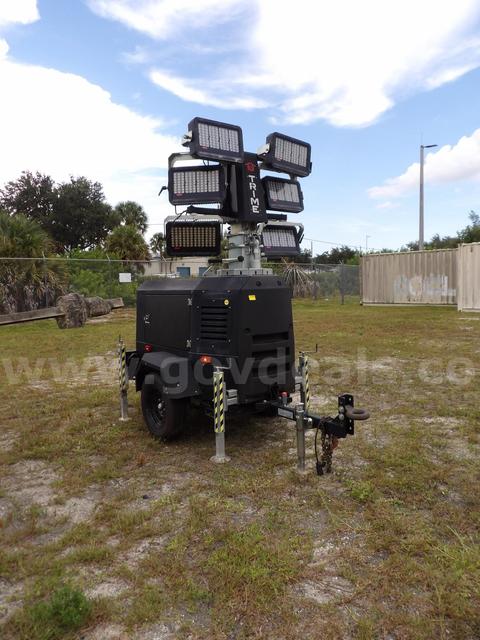 LIGHT TOWER, TRAILER MOUNTED, TRIME - X-RENT