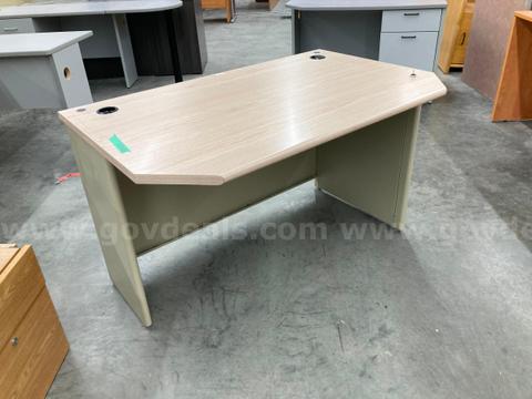 Desk - Gray and White