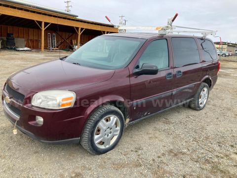 2008 Chevrolet Uplander, EXTENDED VAN, 3.9L V6 DOHC 24V - Maroon