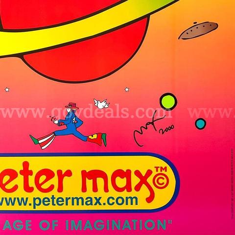 Peter Max, "Age of Imagination" Collectible Fine Art