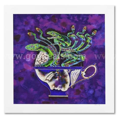 Lu Hong, "Medusa in Tea Cup 1" Limited Edition Fine Art