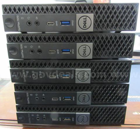 LOT OF 4 OPTIPLEX 7070 I5 9TH GEN 16GB U3387 - S4