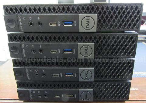 LOT OF 5 OPTIPLEX 7070 I5 9TH GEN 16GB U3389 - S6