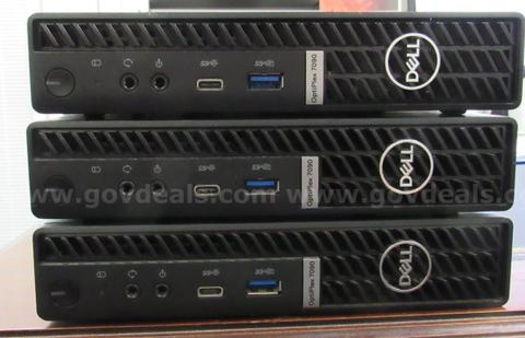Lot of 3 OptiPlex 7090 U3391 - S10