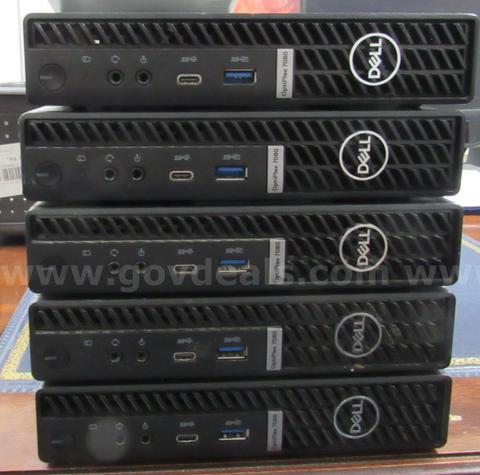 Lot of 5 OptiPlex 7080 U3393 - S8