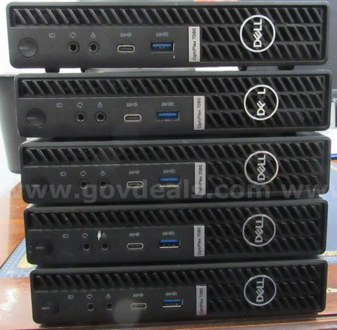 Lot of 5 OptiPlex 7080 U3395 - S12