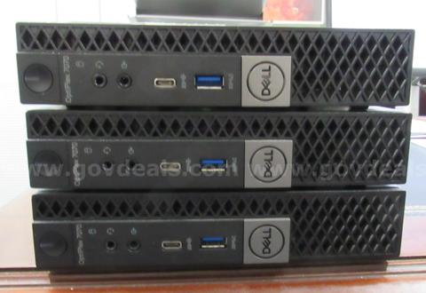 LOT OF 3 OPTIPLEX 7070 U3399 - S17