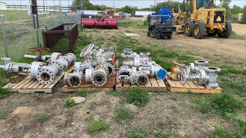 Valves, 6in, Globe/Check/Gate, Unused, 1 Lot