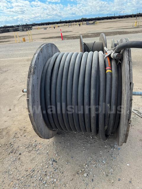Power Distribution, SPOS, Conduit, and  Signal Cable, 4/0 AWG 4/C to 16AWG 1/PR, Qty Approx 22 Partial Reels and Pallets