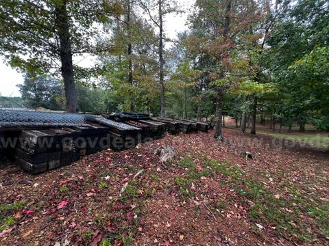 One lot of 14 railroad ties