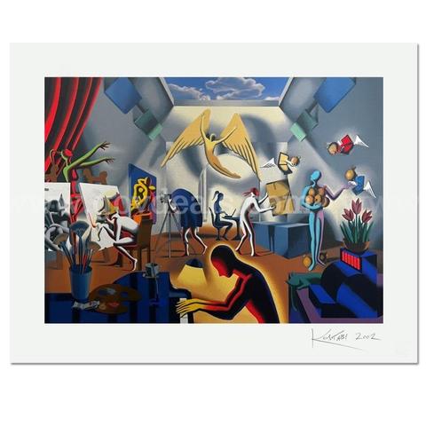 Mark Kostabi, "The Big Picture" Limited Edition Fine Art