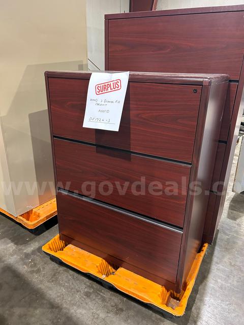 One (1) Wooden File Cabinet
