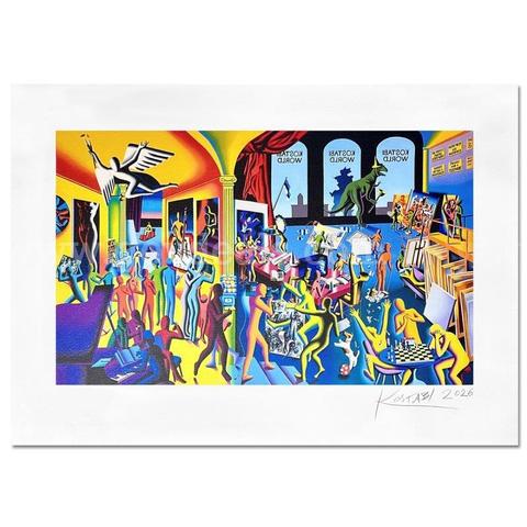 Mark Kostabi, "Rhythm of Inspiration" Limited Edition Fine Art