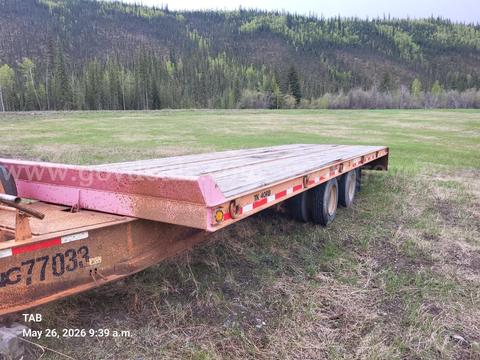 1997 Trail King, Tilt Back, Located in Dawson City(must be floated off site)