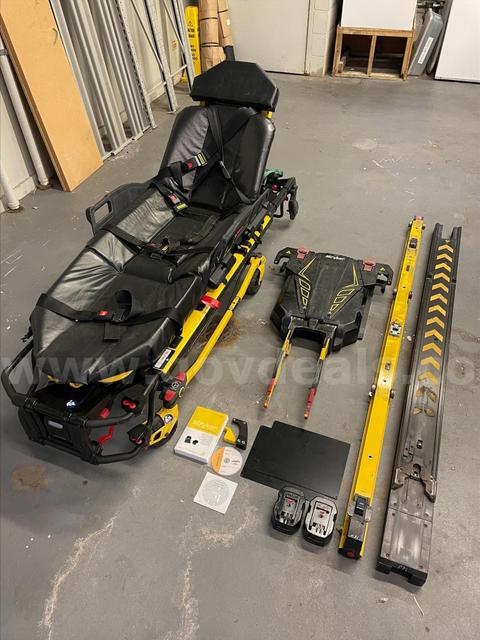 Stryker Power-Pro XT cot and Stryker Power-LOAD cot loading system