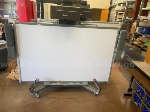 3 Smart Boards with projector and stands