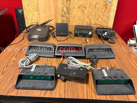 Police car, equipment-lights,radio, scanner,etc-NO RESERVE
