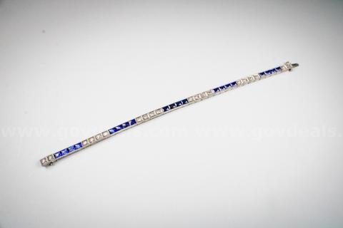 Platinum Tennis Bracelet
